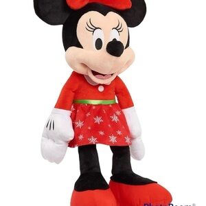 Disney 2021 Holiday Christmas Large Minnie Mouse Plush New